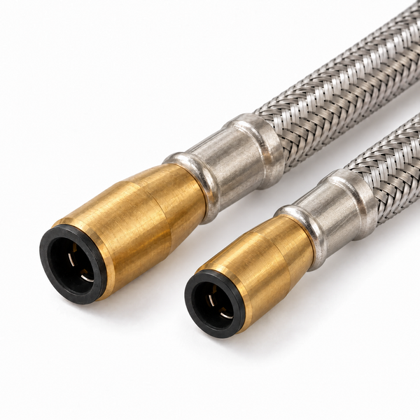 Flexibler Verbindungsschlauch 1,5 m – 10/12 mm für Kupferrohr
